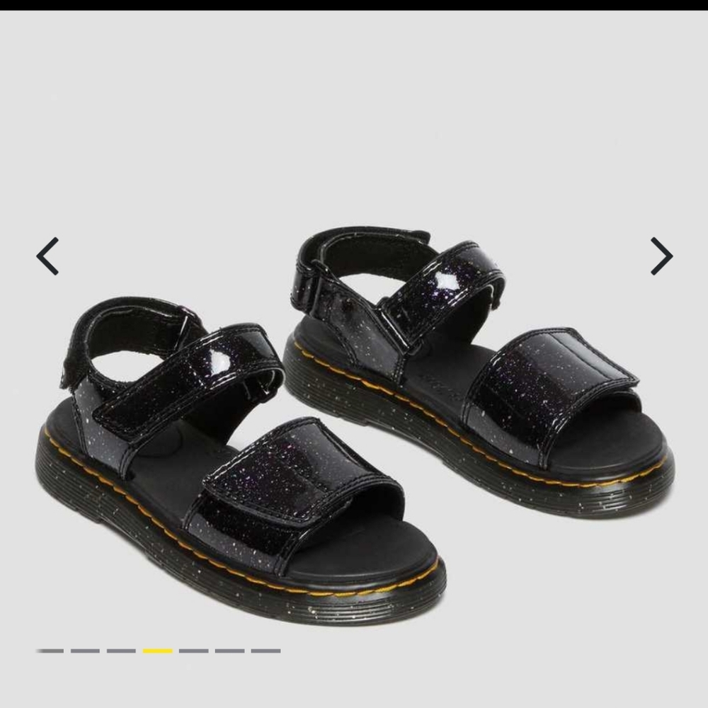 Dr Martens Junior Romi Glitter Sandals